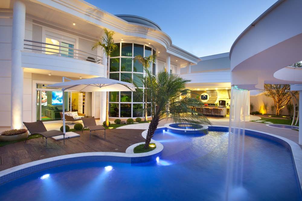 Arquiteto Aquiles Nícolas Kílaris_Casa Curvas no Neoclássico piscina