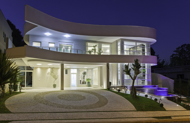 Arquiteto Aquiles Nicolas Kilaris-Casa Beverly Hills _iluminação fachada
