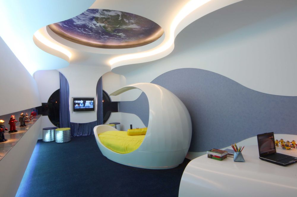 Arquiteto Aquiles Nicolas Kilaris- Casa Cor - Suite do menino futurista