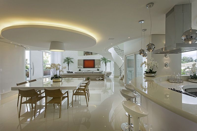 Arquiteto Aquiles Nicolas Kilaris- Casa Europa - Gesso