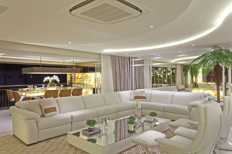 Arquiteto Aquiles Nícolas Kílaris - Apartamento Golden - living e jantar