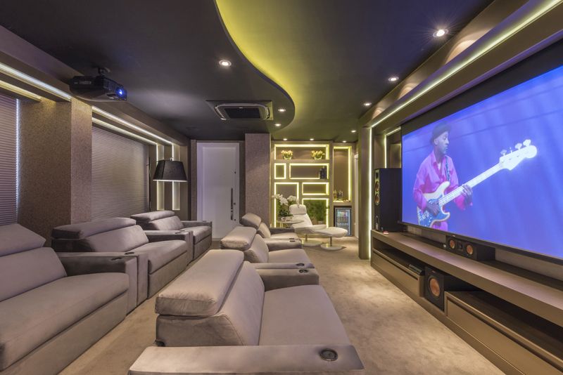 Arquiteto Aquiles Nícolas Kílaris - Apartamento Paris - home theater
