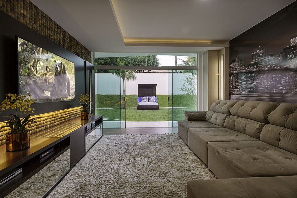 Arquiteto Aquiles Nícolas Kílaris - Casa Malibu - home theater