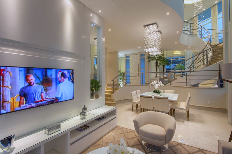 Arquiteto Aquiles Nícolas Kílaris -Casa Alphaville Piracicaba - living