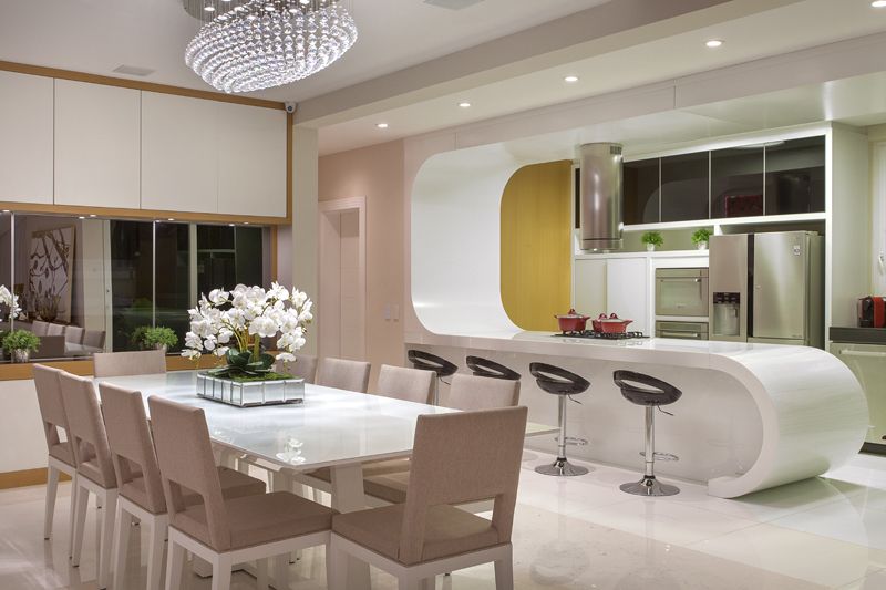 Arquiteto Aquiles Nícolas Kílaris - Casa Paraíso - jantar