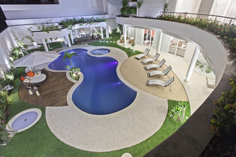 Arquiteto Aquiles Nícolas Kílaris - Casa Limeira - cascata