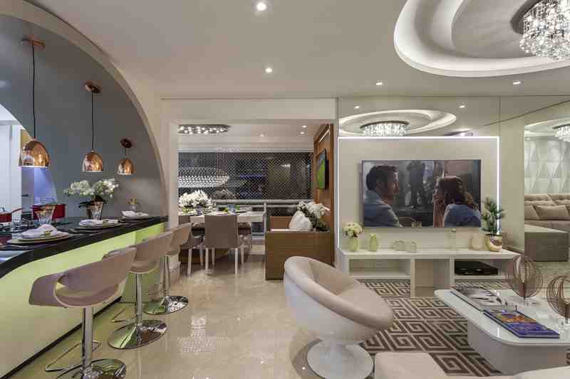 Arquiteto Aquiles Nícolas Kílaris - Apartamento Chanel - integração