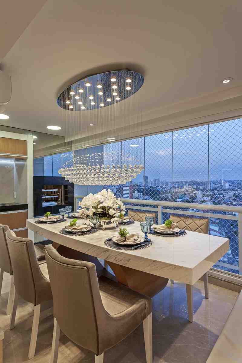 Arquiteto Aquiles Nícolas Kílaris - Apartamento Chanel - sala de jantar