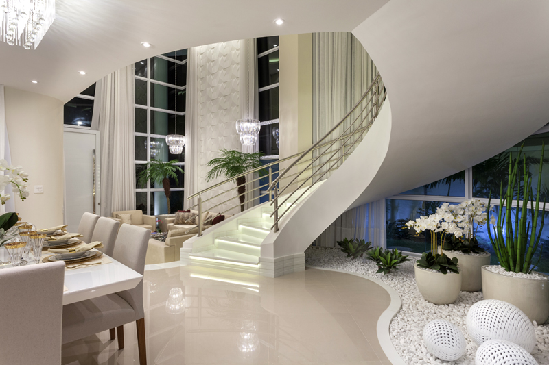 Aquiles Nícolas Kílaris - Casa Mont Blanc - escada