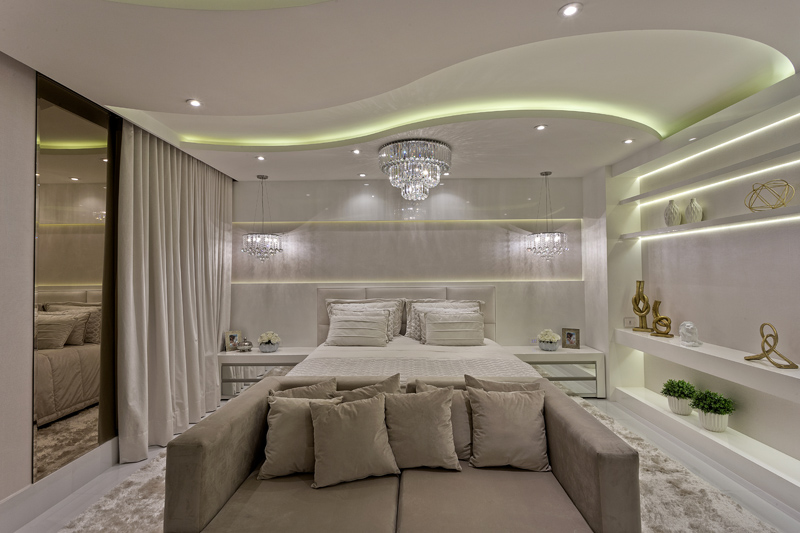 Decoração Contemporânea na suíte máster – Arquiteto Aquiles Nícolas ...