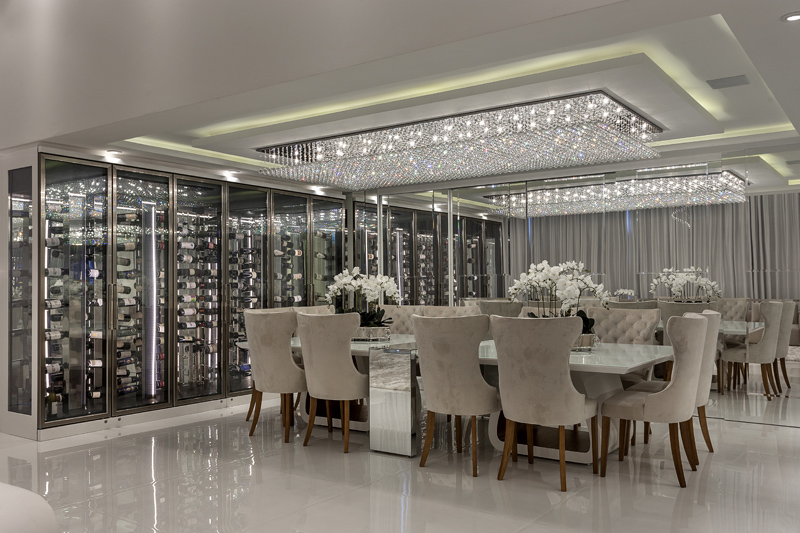 Arquiteto Aquiles Nícolas Kílaris - proteto arquitetônico Apartamento Morumbi - jantar